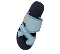 Women's Summer Thong Sandals Open Toe Flat Orthopedic Flip Flops Air Cushion Lightweight Comfortable Slingback Sliders Shower Beach Pool Slip On Slippers Memory Foam Slippers Trendy Sky Blue