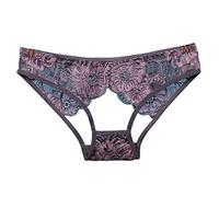 Women's Summer Underwear Cutout Sexy Panties Underpants Lace String Funny Hipsters Thongs Stretch Briefs Comfor Tangas Breathable Tummy Control Cheeky Cute Bikini Panties Grey