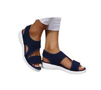 Women's Summer Walking Sandals Solid Colour Mesh Fishmouth LadiesSandals Breathable Flat Sandals For Women Soft Sole Washable Sport Shoes for Park Strolls and City Walking Tours