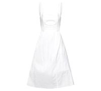 Womens Summer Wedding Guest Dress A Line Sundress Trendy Dresses Simple Cute Suspender Sexy Backless Midi Dresses White