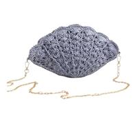 Women's Summers Straw Braided Crossbody Bag with Shoulder Strap Woven BeachHandmade Wallet Purse Shoulder Bags