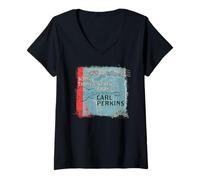 Women's Sun Records X Carl Perkins Some Things Never Change V-Neck T-Shirt