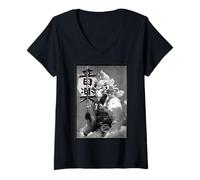 Womens Sun Wukong, The Monkey King V-Neck T-Shirt
