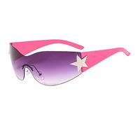 Womens Sunglasses Mens Lightweight Polarised Sunglasses Trendy Oversized Sun Glasses for Holiday,sport,party,festival,beach,everyday Glasses Gifts for Men Women （One Size