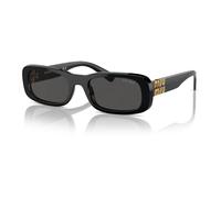 Women's Sunglasses Rectangular Black Glossy - female - Miu Miu - Sunglasses - Black - 53 MM - Accessories 53 MM