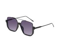 Women's Sunglasses - Stylish Retro Fashion Summer Escape Sun Glasses UV Protection Double Bridge - Large Size Eye Protector for Travel and Outdoor, grey, Se référer au descriptif