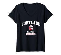 Women's SUNY Cortland Red Dragons Alumni - Class of 2012 V-Neck T-Shirt