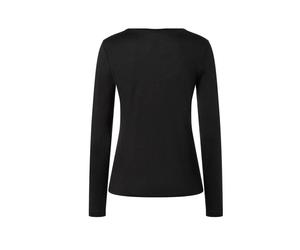 Women's SUPER.NATURAL W Arctic 230 LS (Jet Black) T-shirt