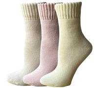 Womens Super Thick Wool Socks - Soft Warm Comfort Casual Crew Winter Socks (Pack of 3-5), Multicolor, E-super Thick 3pack(solid Color), One size