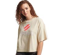 Women's Superdry Code Sl Stacked Apq Boxy cotton t-shirt M