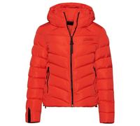 Women's Superdry Hooded Microfiber Puffer Red XS