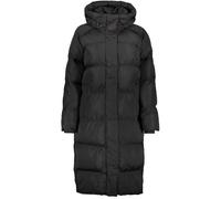 Women's Superdry Women's Longline Hooded Puffer Jacket Black - Size: 14