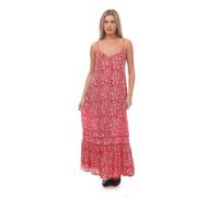 Women's Superdry Vintage Long Beach Camisole Dress in Red