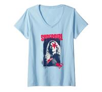 Women's Supergirl 2026 Punk Star V-Neck T-Shirt