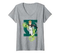 Women's Superman (2025) Green Lantern V-Neck T-Shirt