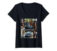 Women's Supernatural Sam Dean Squares V-Neck T-Shirt
