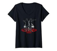 Womens Supernatural Silhouettes V-Neck T-Shirt