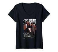 Womens Supernatural The Family Buisness Halloween V-Neck T-Shirt