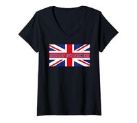 Womens Support Our Farmers, Save British Agriculture V-Neck T-Shirt