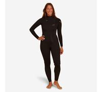 Women's Surfing Wetsuit 3/2 mm Front Zip - 900 Black