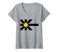 Women's Sutherland County Flag Scotland V-Neck T-Shirt