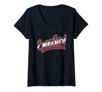Womens Sveiks! Hello in Latvian - Latvian T-Shirt Latvian Clothes V-Neck T-Shirt