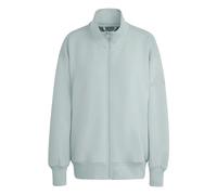adidas Women's SOFT LUX FULL-ZIP TRACKTOP, Wonder Sage, M