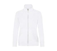 Women's sweat jacket Fruit of the Loom Premium Blanc XL