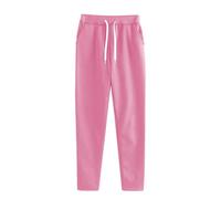 Women's Sweatpants Elasticated High Waist Tracksuit Bottoms Solid Color Drawstring Straight Leg Sweatpants For Women Winter Warm Athletic Joggers Autumn Casual Jogging Pants With Pockets Streetwear