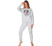 Women's Sweatshirt and Trouser Pyjama Admas First Dates Disney Gris M