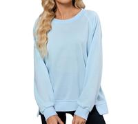 Women's sweatshirt, autumn sweater, long sleeve, casual, round neck, loose fit, chic and elegant, classic pullover, solid colour, everyday streetwear hoodie