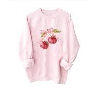 Women's Sweatshirt Cute Printed Long Sleeve Tees Shirts for Women UK Comfy Elegant Classic Fall Winter Pullover Tops Casual Crew Neck Daily Holiday Sweatshirts
