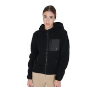 WOMEN'S SWEATSHIRT IN CURLED FLEECE WITH FRONT POCKET