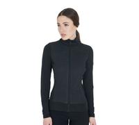 WOMEN'S SWEATSHIRT IN QUILTED TECHNICAL FABRIC