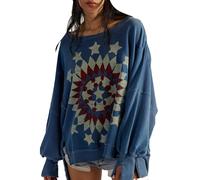Women's Sweatshirt Long Sleeve Pullover Print Y2K Hoodies Teenager Hoodie | Pullover for women baggy sports pullover split hem sports pullover fashion streetwear comfortable large sizes long sleeve