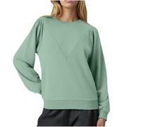 Womens Sweatshirt Sale Clearance Plus Size Long Sleeve Sports Shirt Round Neck Patchwork Tops Lightweight Oversized Solid Color Shirts Dressy Work Blouses Spring Summer Breathable Tunic Green