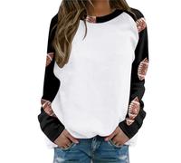 Women's sweatshirt, without hood, women's sports t-shirt, long sleeve, round neck, casual print, loose fit, chic and elegant everyday wear, comfortable, simple sportwear