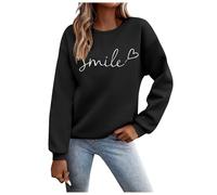 Women's sweatshirt, women's autumn sweater, printed casual, chic and elegant, round neck, simple loose fit, comfortable pullover, classic, pass-through, streetwear, basic, soft, top