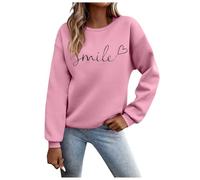 Women's sweatshirt, women's autumn sweater, printed casual, chic and elegant, round neck, simple loose fit, comfortable pullover, classic, pass-through, streetwear, basic, soft, top