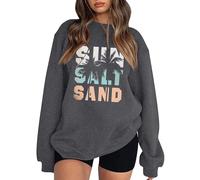 Women's sweatshirt, women's sports sweatshirt, letter print, long sleeve, casual, loose fit, pullover, chic and elegant, comfortable, oversize, basic, streetwear, sportwear