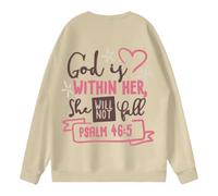 Women'S Sweatshirts,Oversized Sweatshirts Women Verse Shirts God Is Within Her Inspirational Pullover Tops