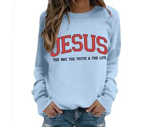 Women'S Sweatshirts Uk,Is My Everything Sweatshirt Womens Shirts Funny Christ Verse Long Sleeve Pullover Tops