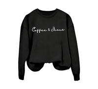 Women'S Sweatshirts Uk,Printed Pullover Sweatshirt Long Sleeve Crewneck Casual Soft Fleece Top For Everyday Comfort And Style