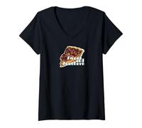 Women's Sweet and Southern Pecan Pie V-Neck T-Shirt