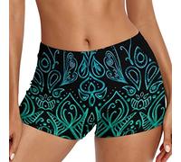 Women's Swim Shorts Romper Suit, Quick Dry Tummy Control Bikini Bottoms Solid Color Quick Dry Tummy Control Swimming Trunks Briefs Hot Gift Set Warehouse Clearance