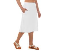 Women's Swim Skirts with Leggings 26" Midi Length Modest Long Skirted Bottom Swimwear with Zipper Pockets