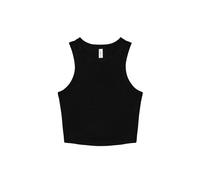 Women's swim tank top Bella + Canvas Micro Rib Noir M