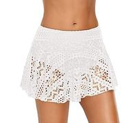 Womens Swimming Costumes Swimming Shorts Sets Skort Lace Skirt Bottom Bikini Swimsuit Swim Crochet Short Women's Skirted Swimwears Tankinis Set Women's Bikinis Bikini Tops for UK