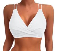 Women's Swimming Pool Swimsuit Sexy Dance Group Show Chic Fringe Bikini Bra and Bra Set