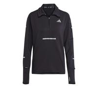 adidas Womens Running Adi365 Winter 1/2 Zip Top, Black, Size L, Women Black